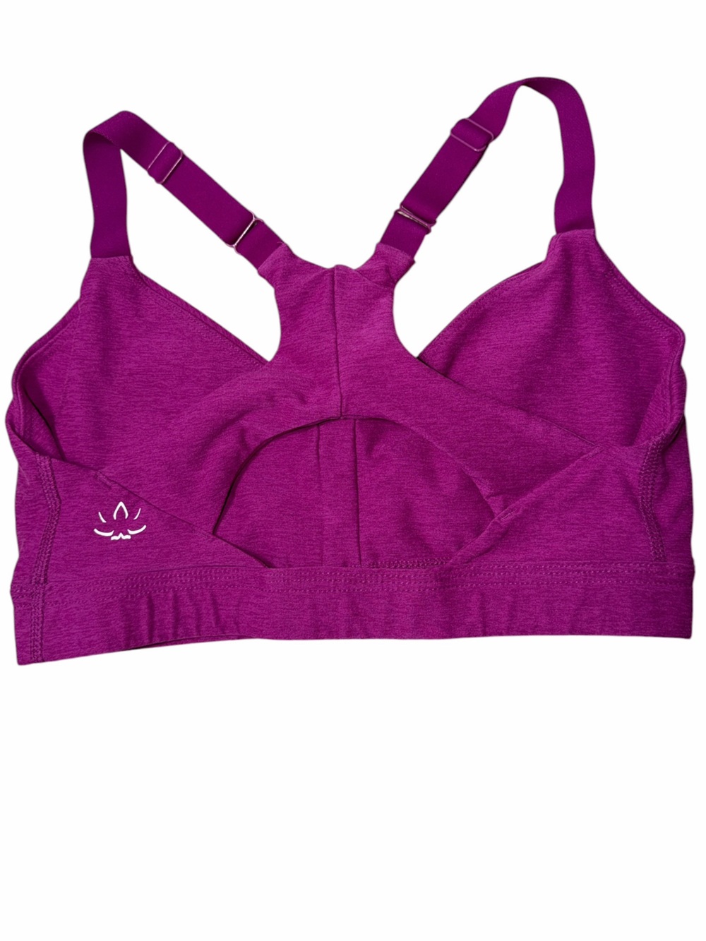 Beyond Yoga Magenta Spacedye On Center Sports Bra - Picture 5 of 7